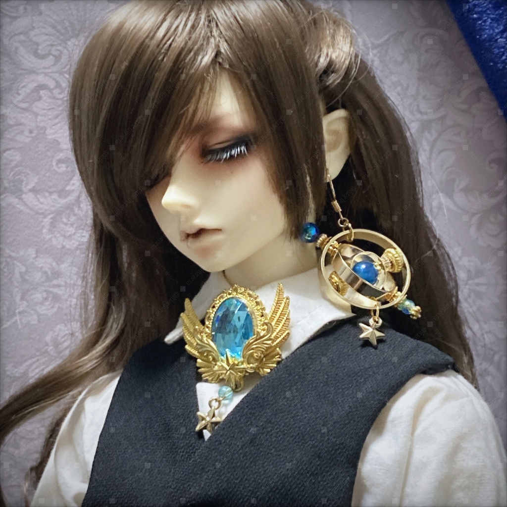 ピアス　天球儀