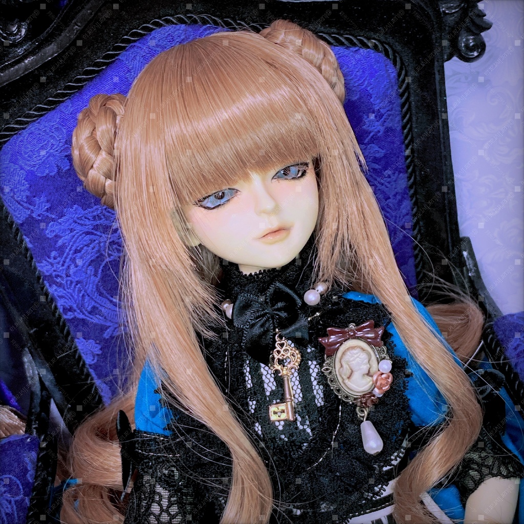 ブローチ　カメオショコラ