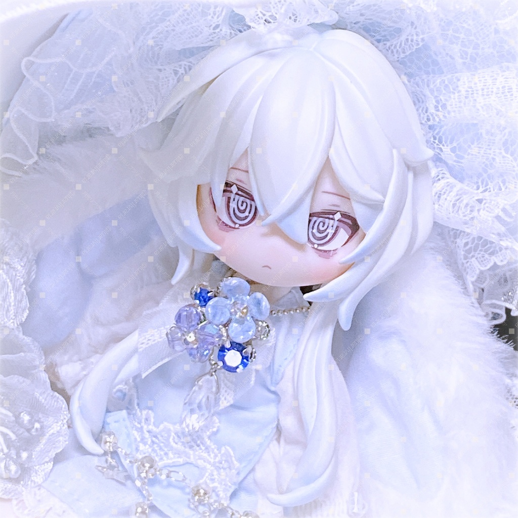ブローチ　紫陽花