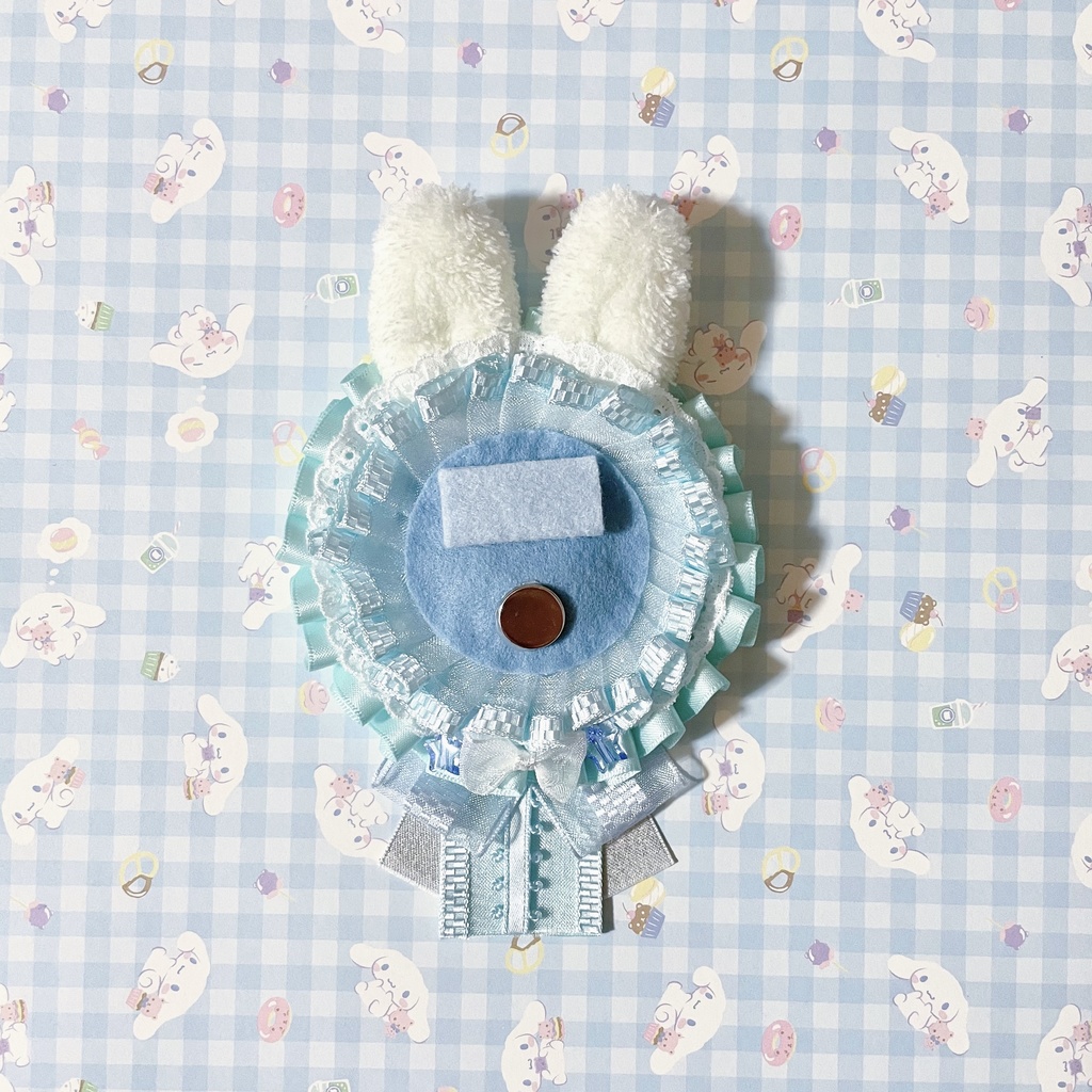 うさ耳付きロゼット①