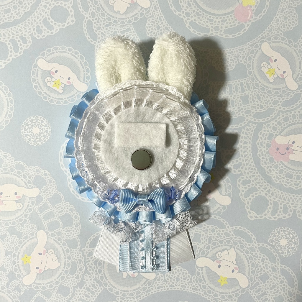 うさ耳付きロゼット⑤