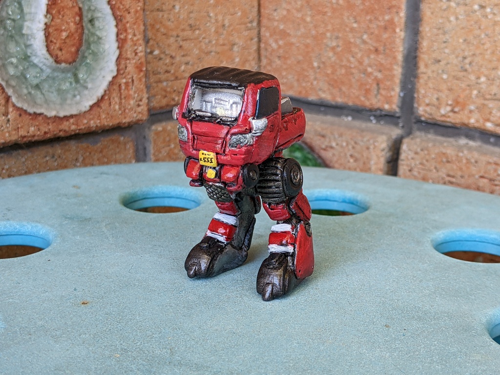 軽トラ歩行ロボット　ケイトラン