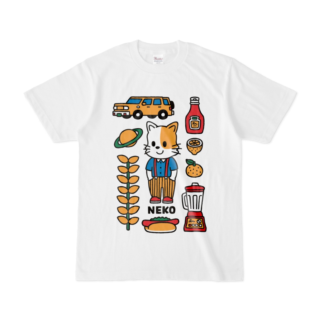 NEKOmotif 白T