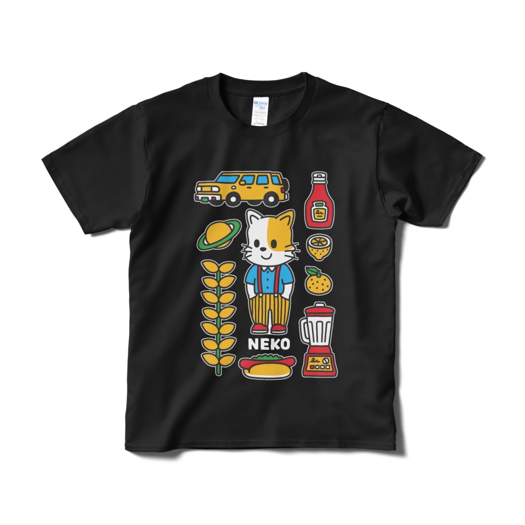 NEKOmotif 黒T