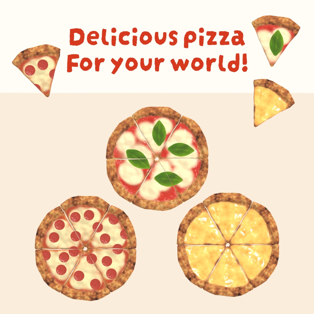 【cluster用アイテム】ピザギミック