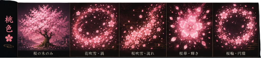 桜幻想 - 桃染