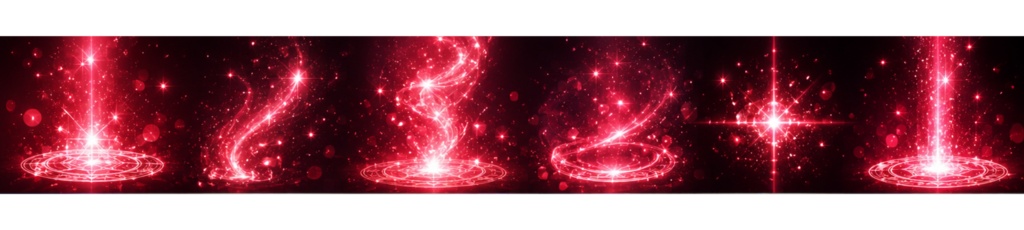 宵空の魔法陣素材 -深紅-