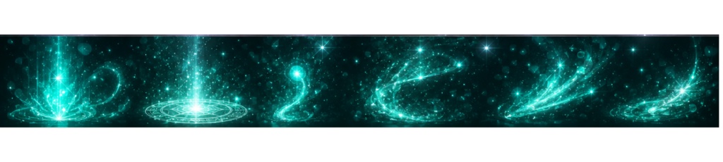 宵空の魔法陣素材 -翠星-