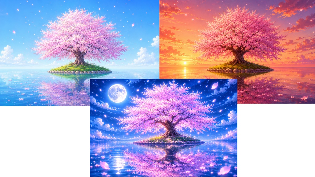 桜幻想背景素材集 Vol.1