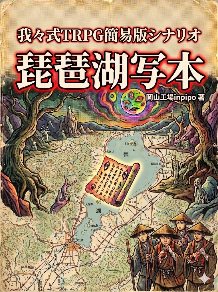 我々式TRPG簡易型対応「琵琶湖写本」シナリオ