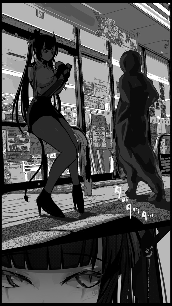 【限定販売】サキュバストラップ発売記念Tシャツ るれろか様 G DRAIN