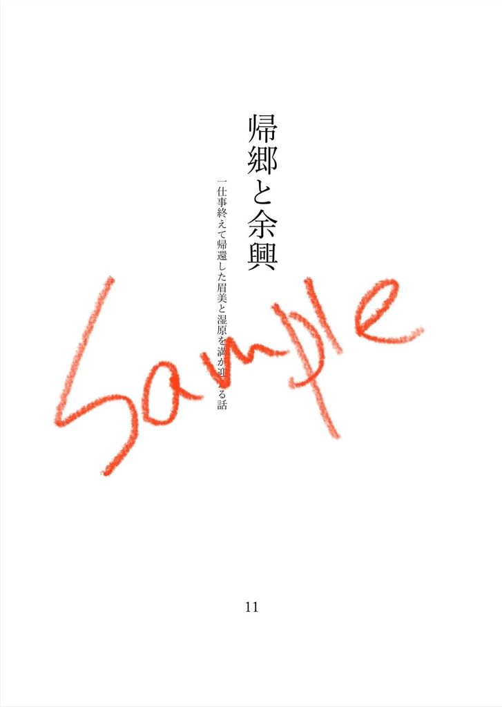 超イシンのセカイ 2025 美少年探偵団非公式ファンブック 袋井満×瞳島眉美『眉が晴れて 心は満ちる』