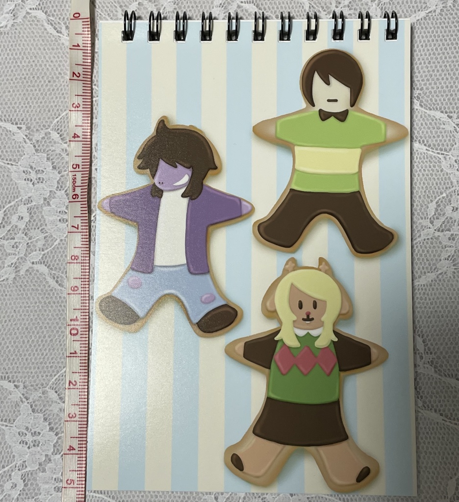 drニンゲンとモンスターのクッキー風メモ帳