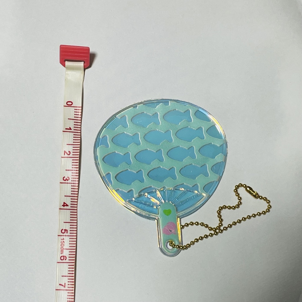 アンダインのおうち柄うちわキーホルダー