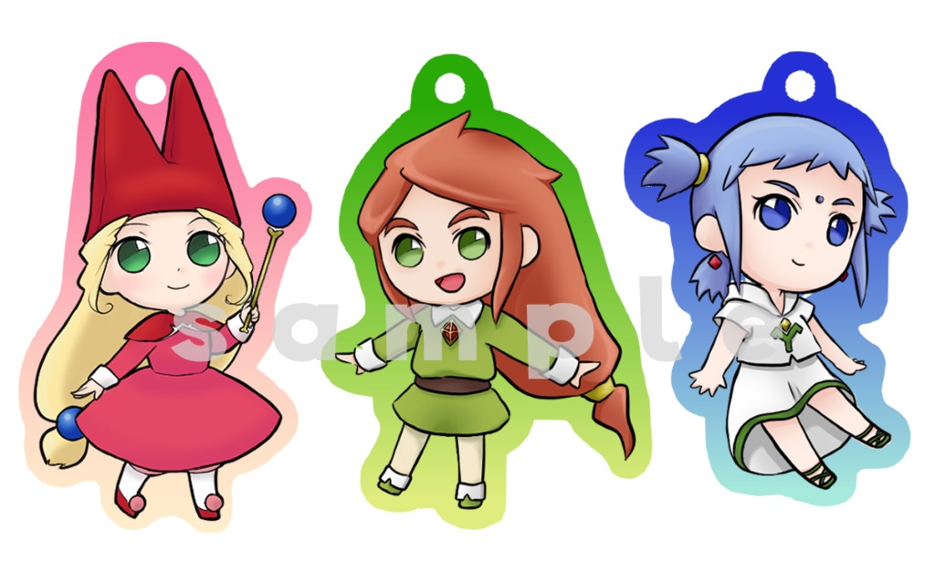ポポロアクリルチャーム