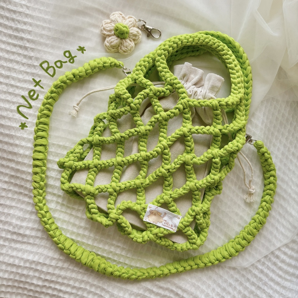 ネットバッグ【light green】