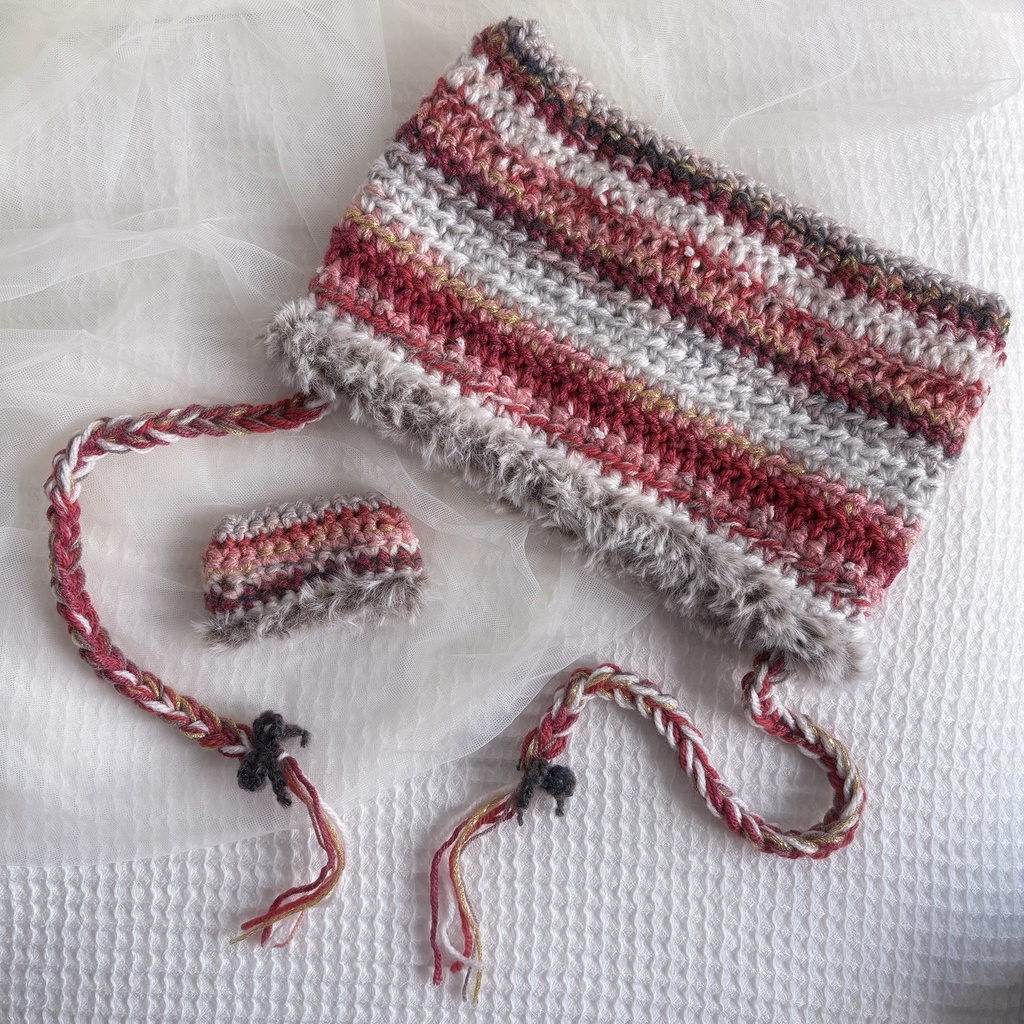 猫耳ニット帽【red】