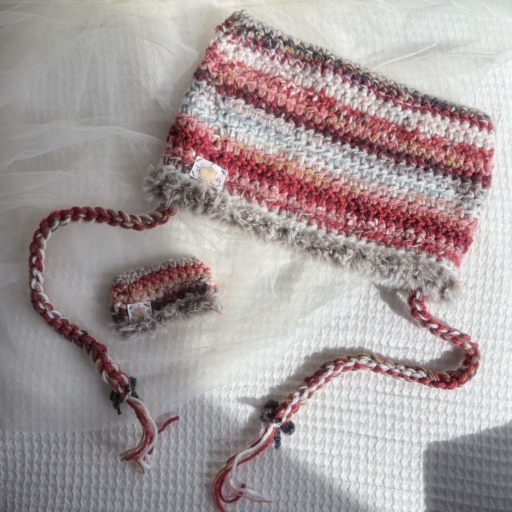 猫耳ニット帽【red】