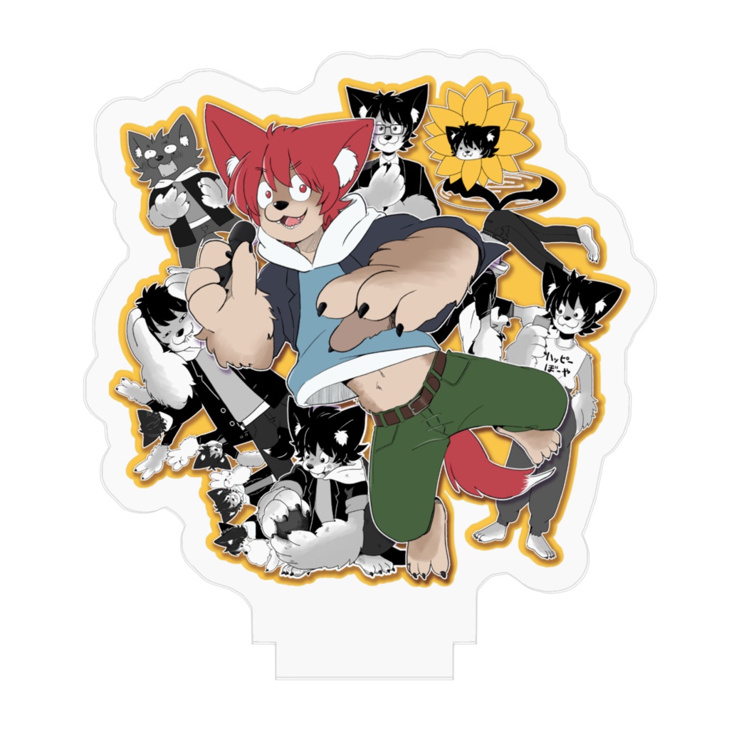 【2022年誕生日記念】たろ君大集合サイン付き アクリルフィギュア