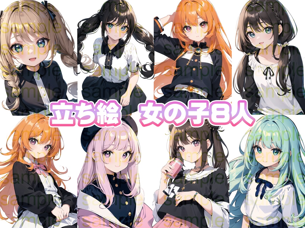 立ち絵セット21~30まとめ