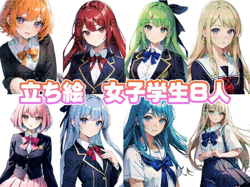 立ち絵セット21~30まとめ