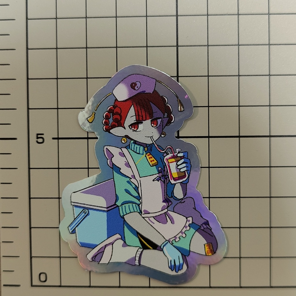 吸血娘ステッカー