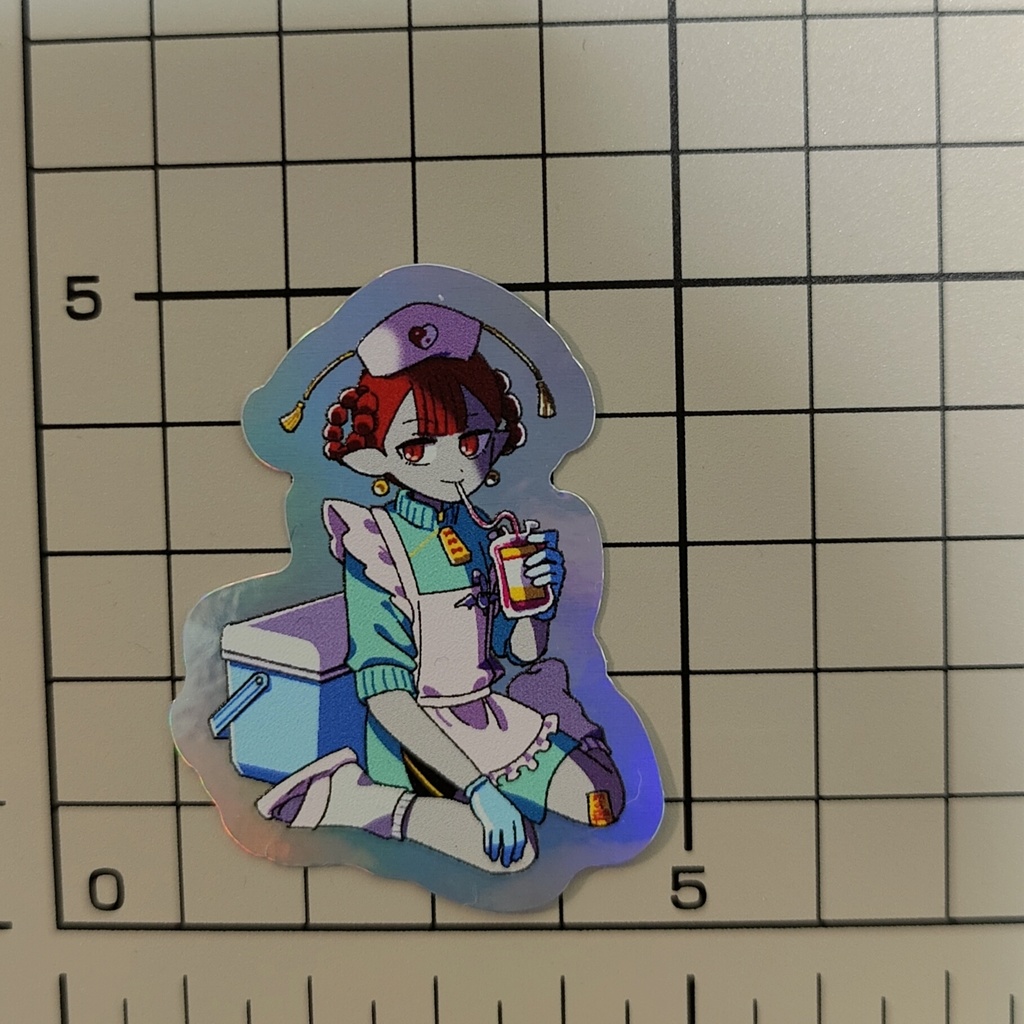 吸血娘ステッカー