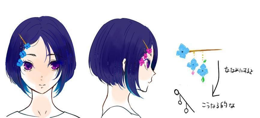 紫陽花の妖精からの贈り物✥紫陽花と雨の輪舞✥