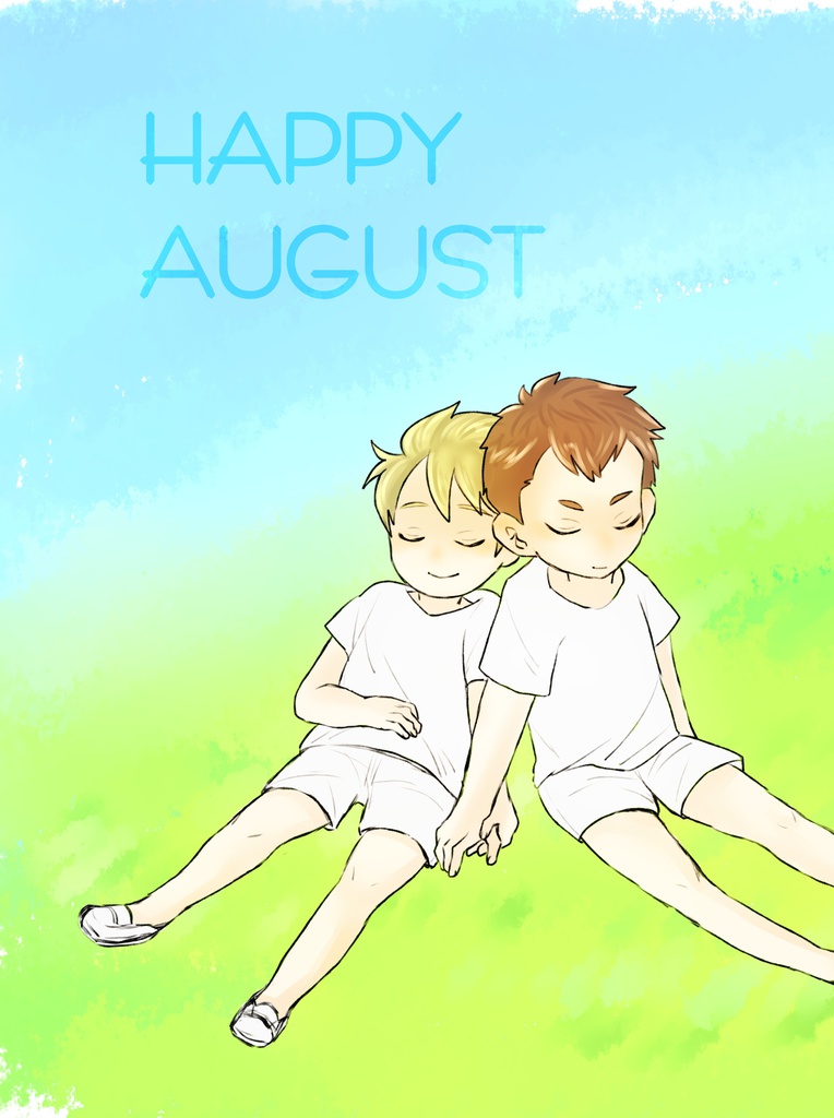 HAPPY AUGUST+J8夏服アクキー