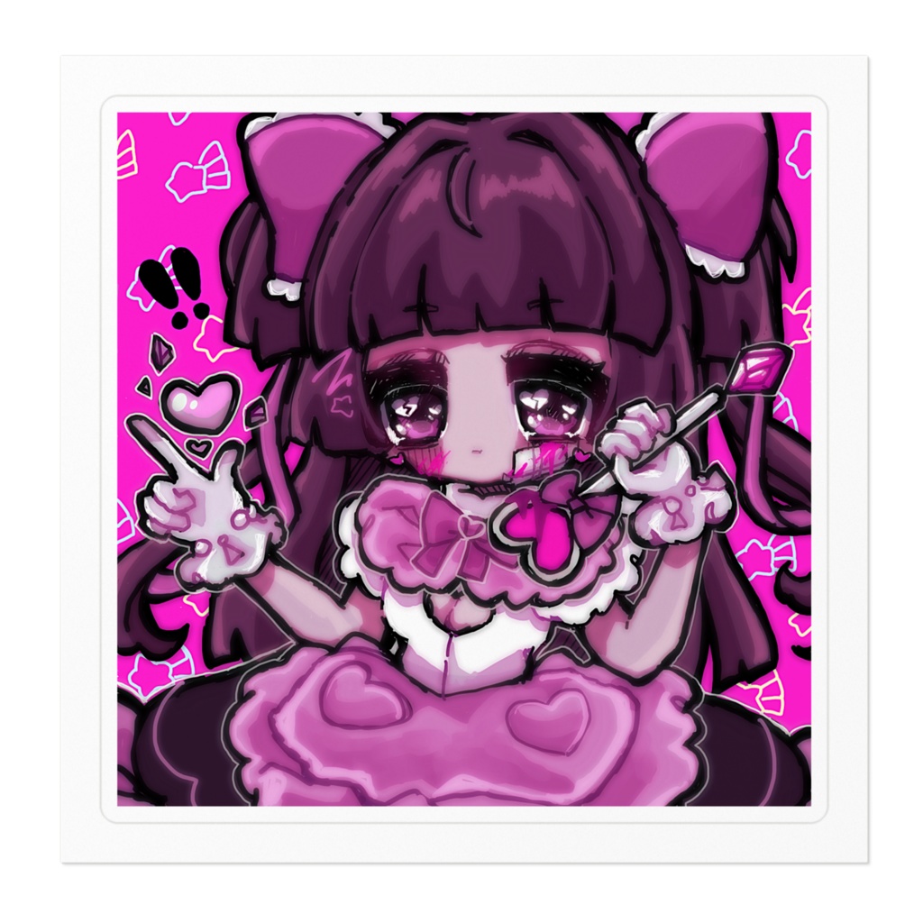 魔法少女ちゃん🎀ステッカー