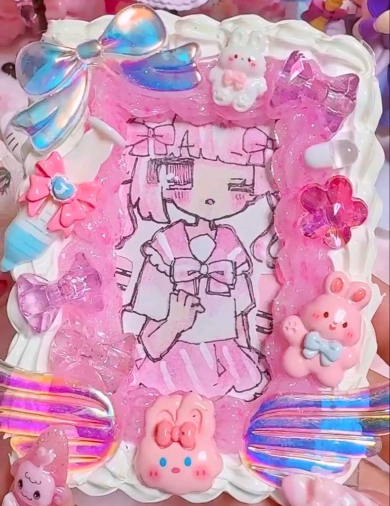 イラスト原画入り トレカケース
