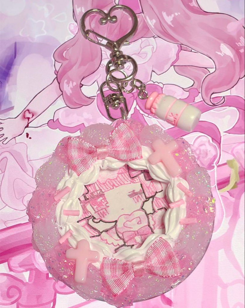 イラスト原画入り キーホルダー