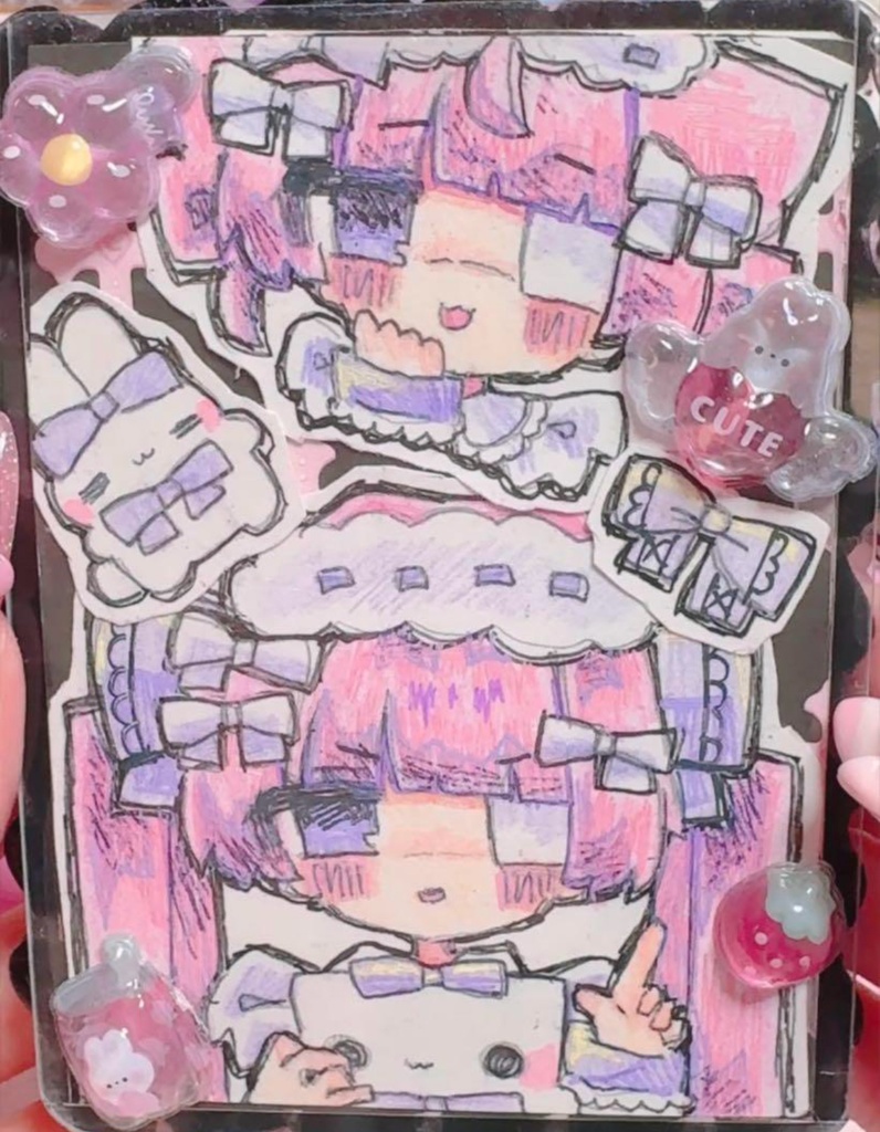 イラスト原画入り トレカケース