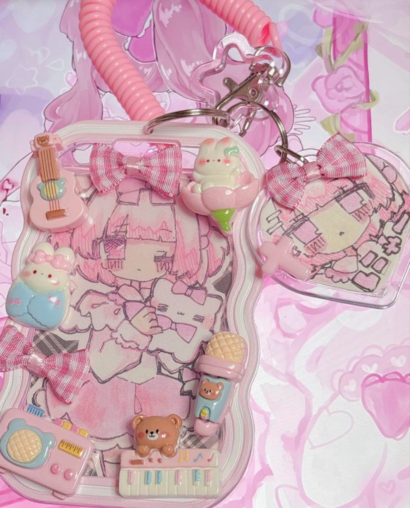 イラスト原画入り 定期ケース 