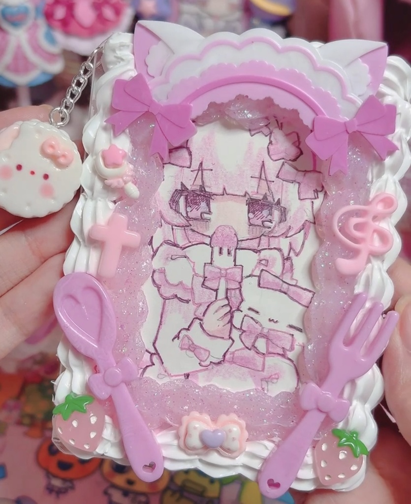 イラスト原画入り トレカケース