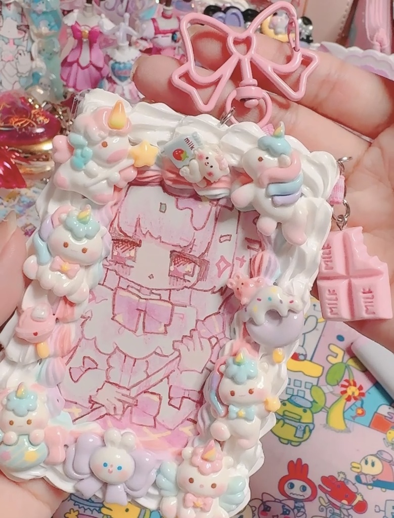 イラスト原画入り トレカケース