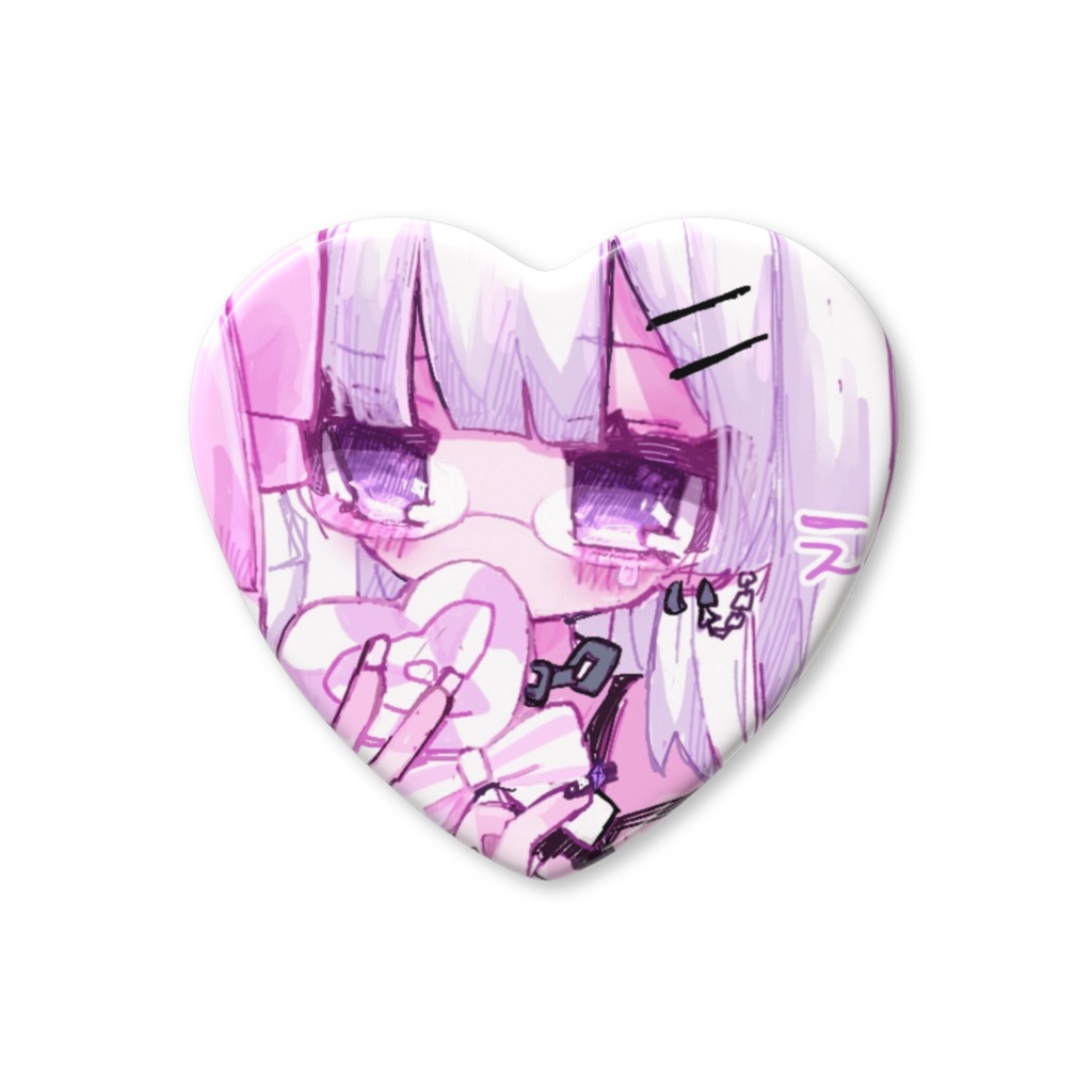 れむちゃん♡ハート缶バッジ