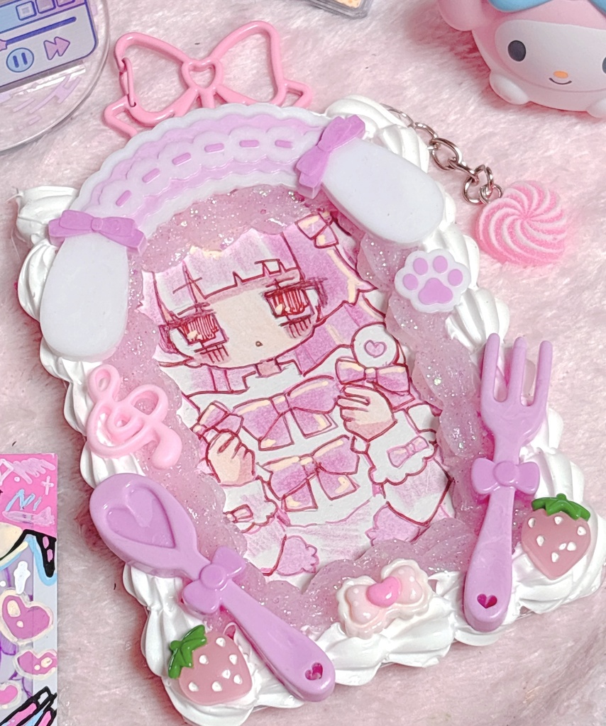 イラスト原画入り♡トレカケース