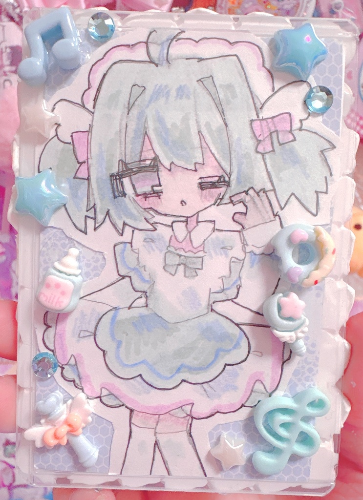 イラスト原画入り🌟トレカケース