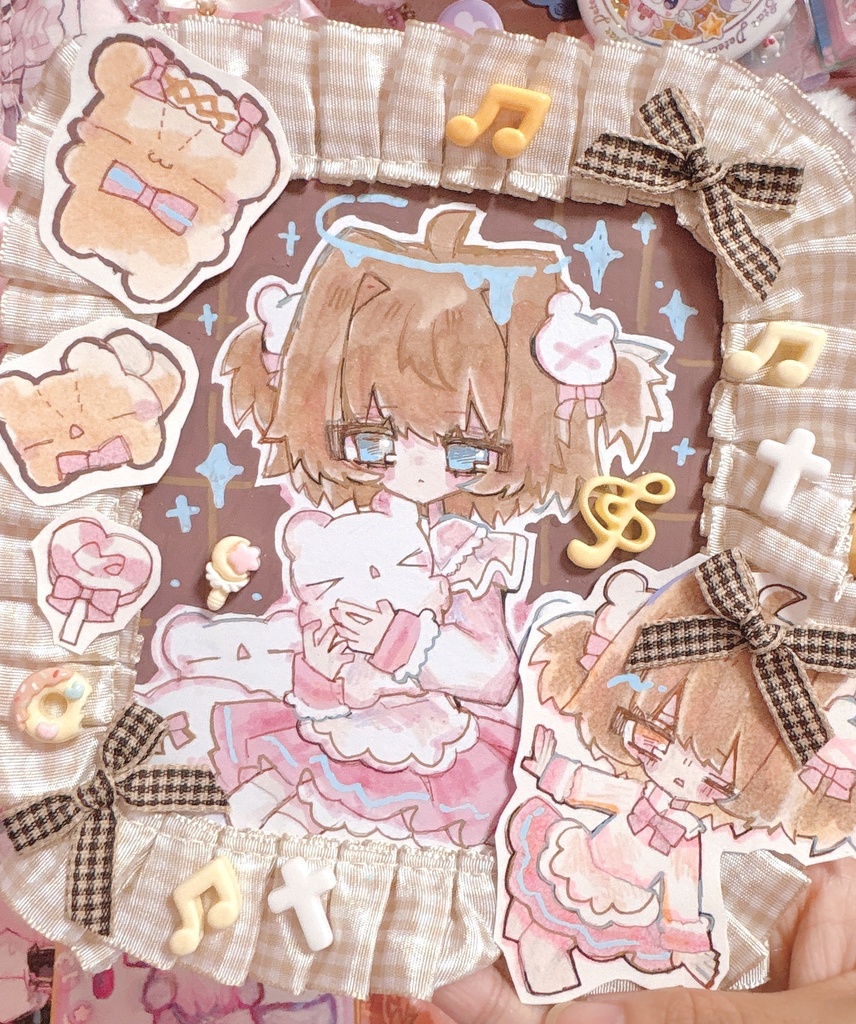 イラスト色紙原画🧸💭