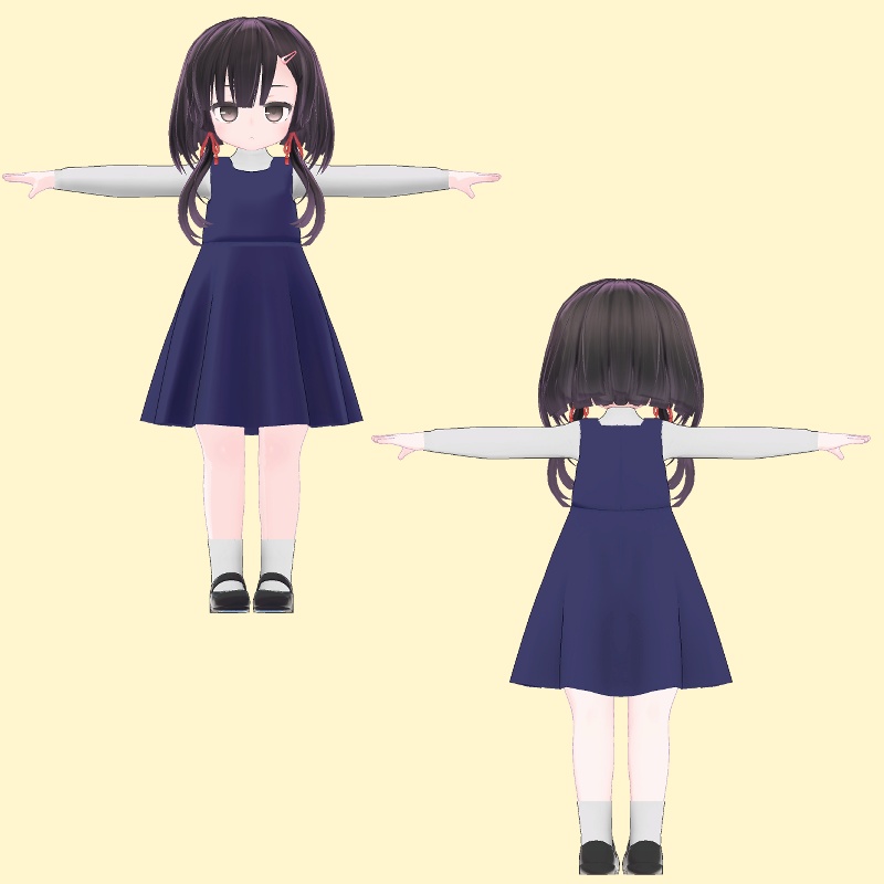 【あずき専用衣装】ジャンパースカートセット