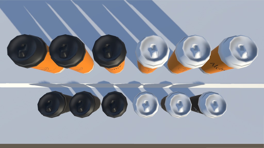 【選べる48種】オリジナル3Dコーヒーカップモデルセット【Unity向け】