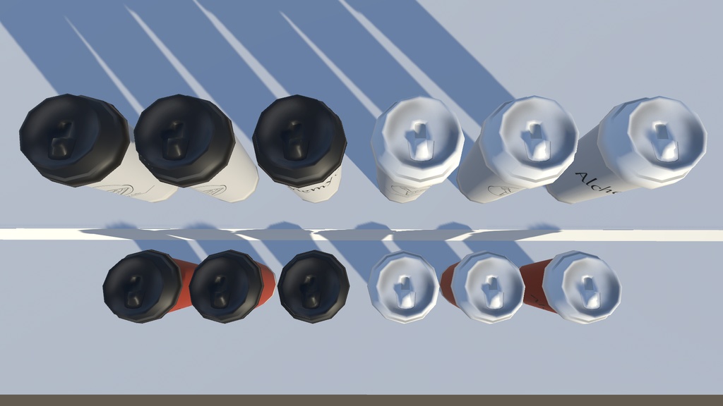 【選べる48種】オリジナル3Dコーヒーカップモデルセット【Unity向け】