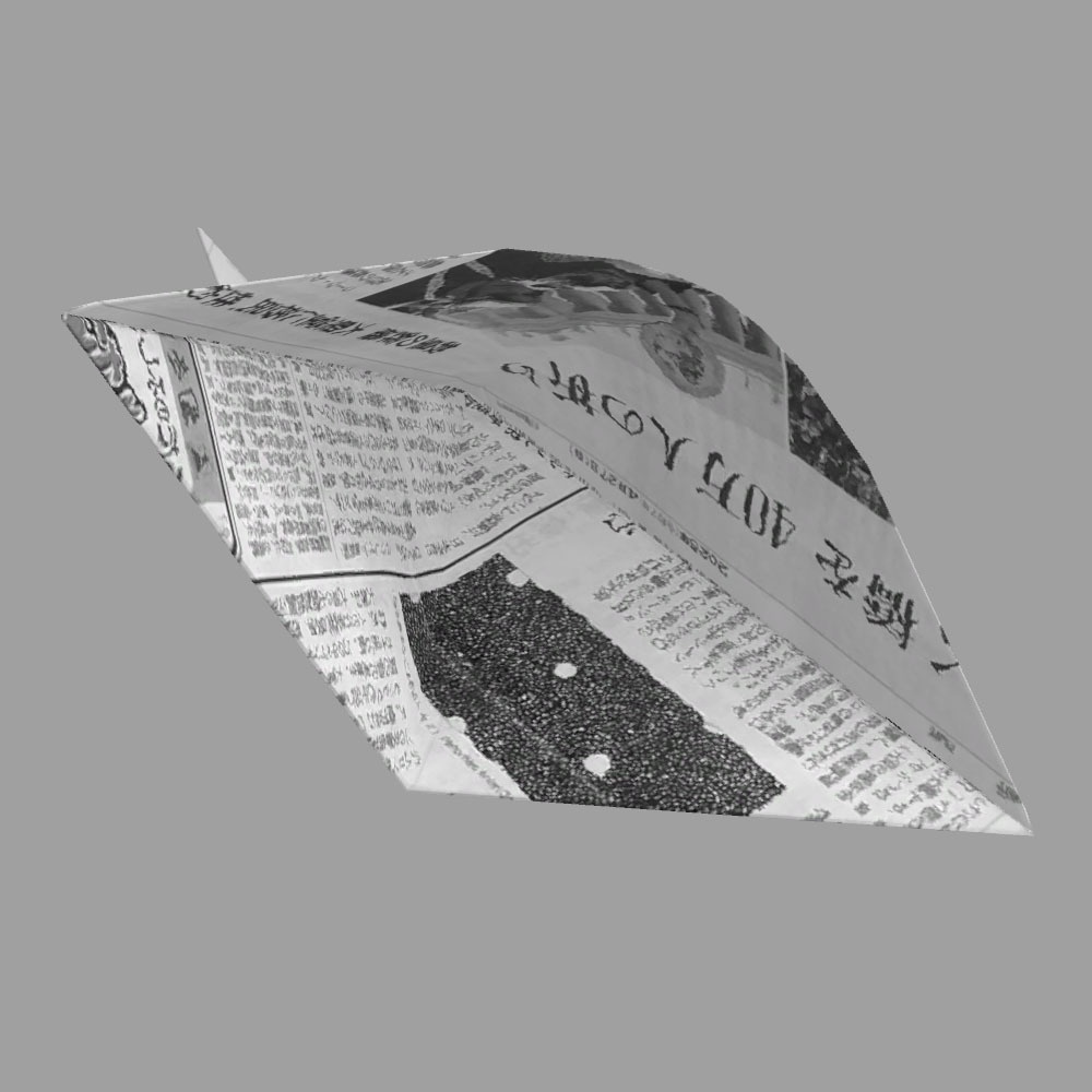 新聞紙かぶと