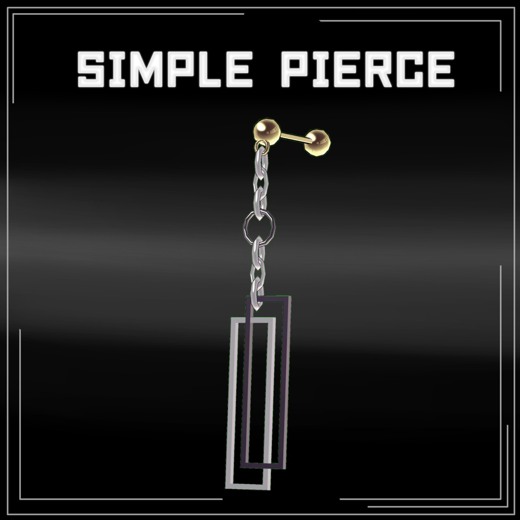 MA対応シンプルピアス