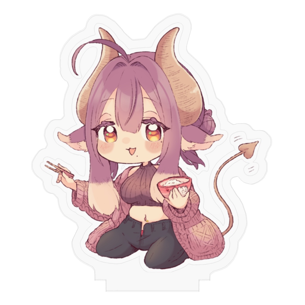 『あなたのおかずを一口狙う』さはら君アクリルフィギュア