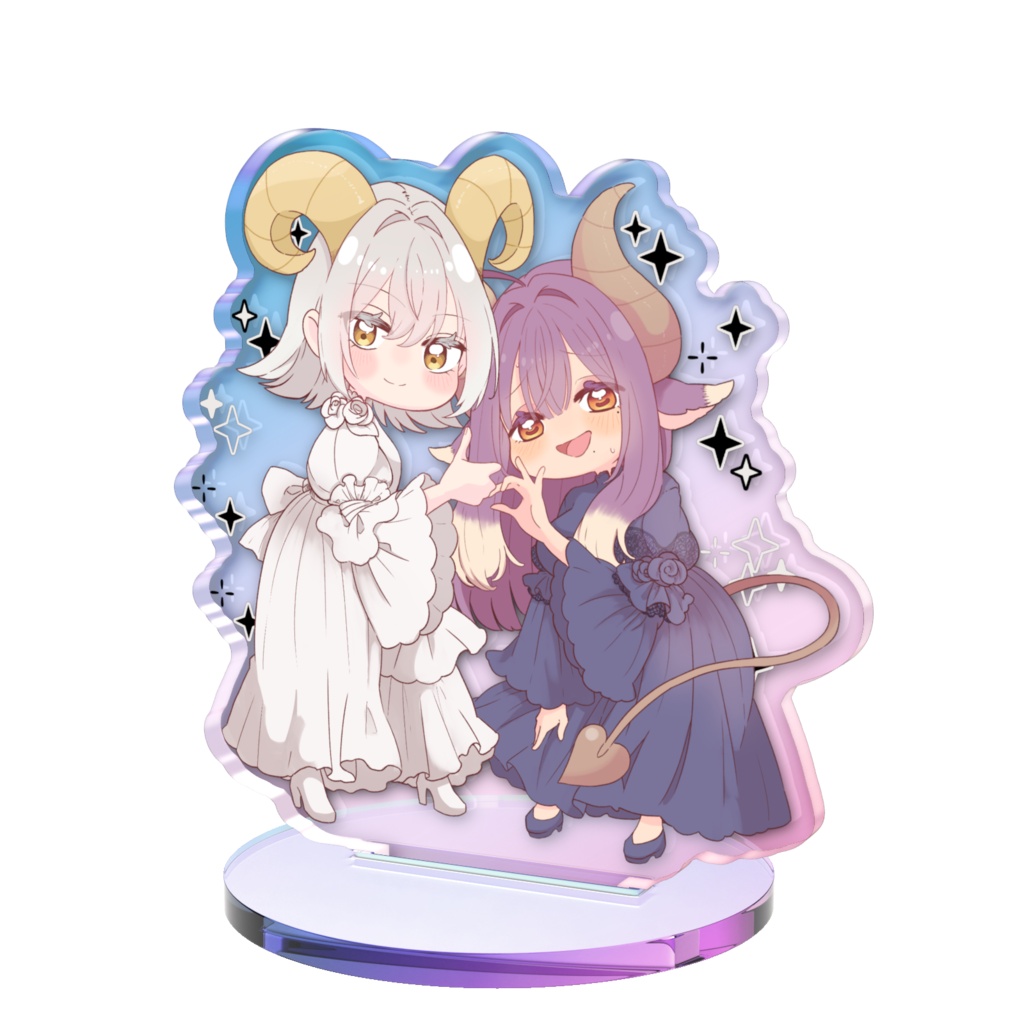 歌ってみたコラボ さはラムアクリルスタンドフィギュア さはら しょう/九葬ラム