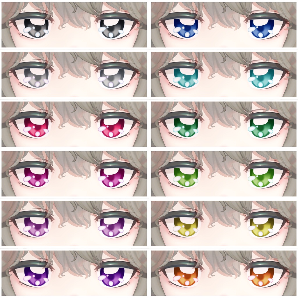 【Nemo対応】Anime Style Eyes 【12 Colors +α】