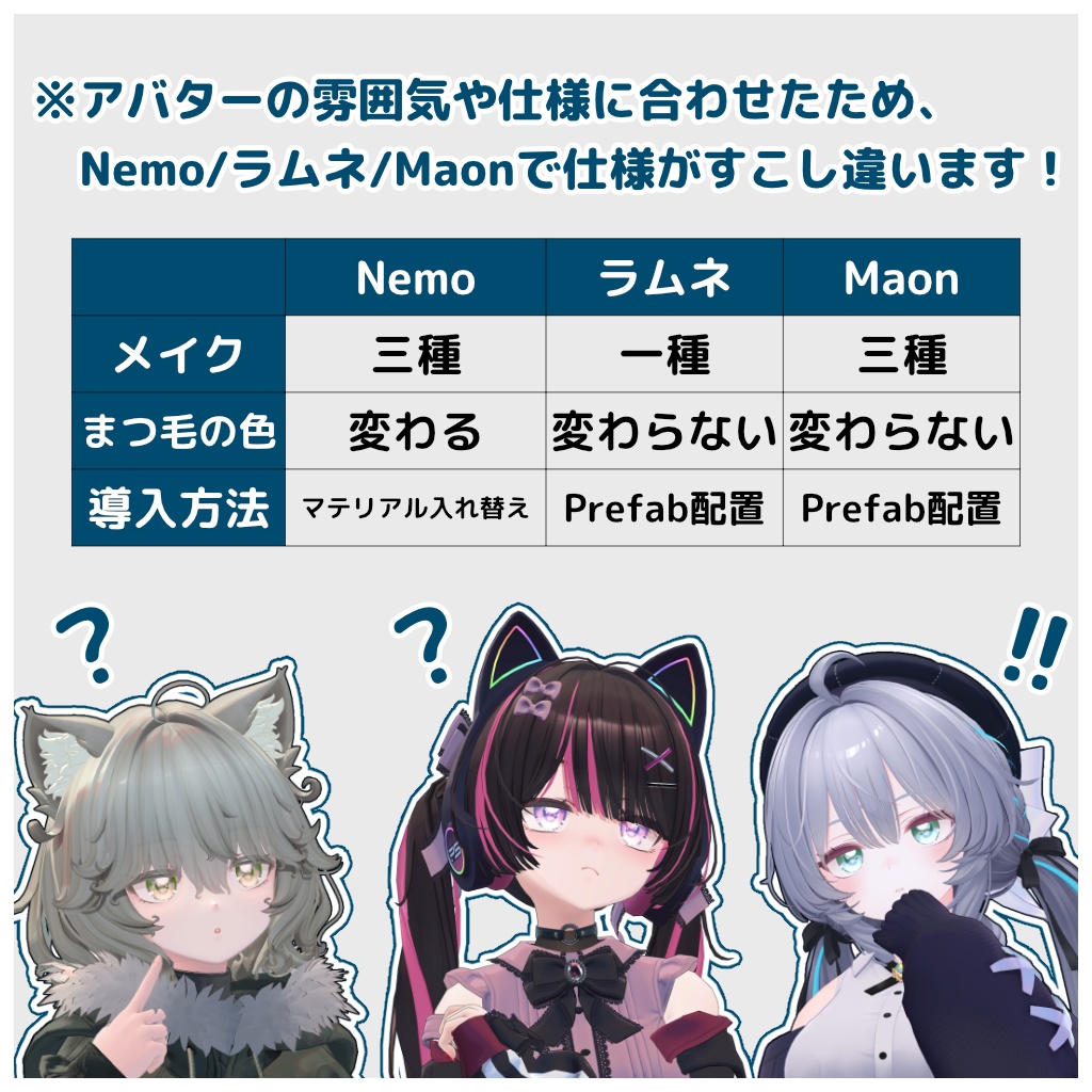 【Maon対応追加】Holiday Starlit Eyes 【10 Colors +α】