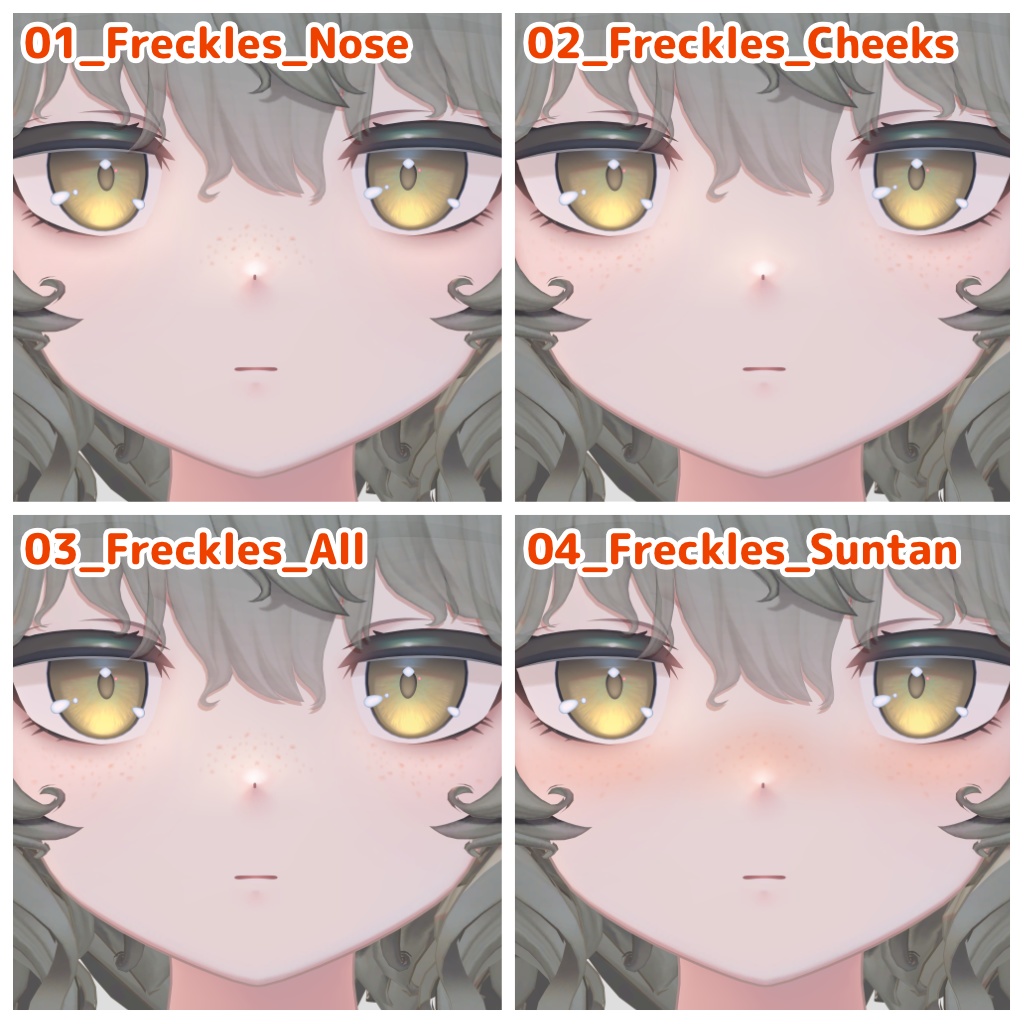 【期間限定SALE🌟】【Nemo / Maon対応】Soft Freckles Makeup